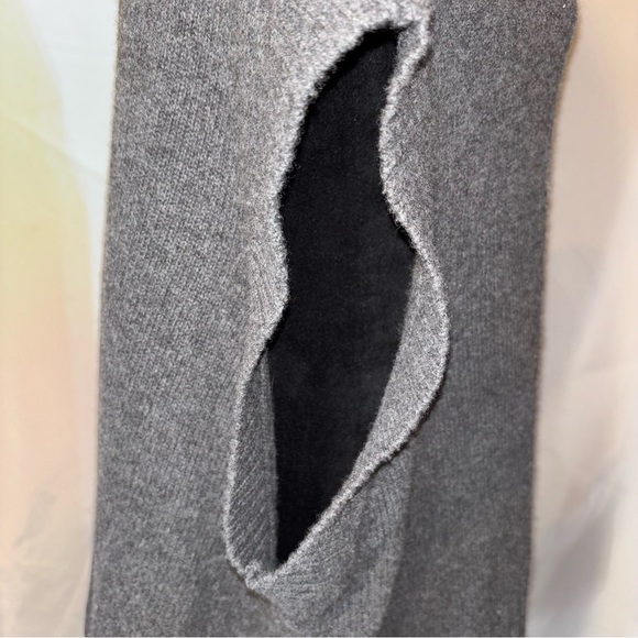 BCBGMAXAZRIA Knit Poncho Sweater Gray - Picture 7 of 13